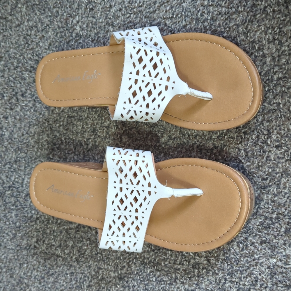 Platform flip flop size 10